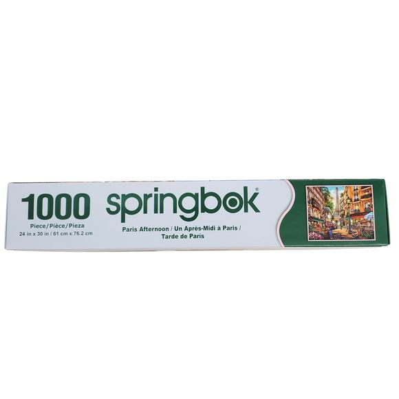 Springbok Puzzle 1000 Piece Paris Afternoon Pre-Owned - Picture 6 of 7